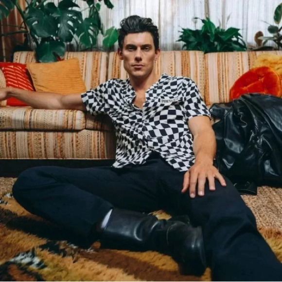 Elvis Presley x Shoe Palace | Checkered  Button Down - Picture 4 of 14